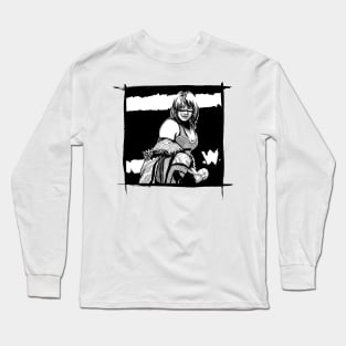 Asuka Grayscale Style Long Sleeve T-Shirt